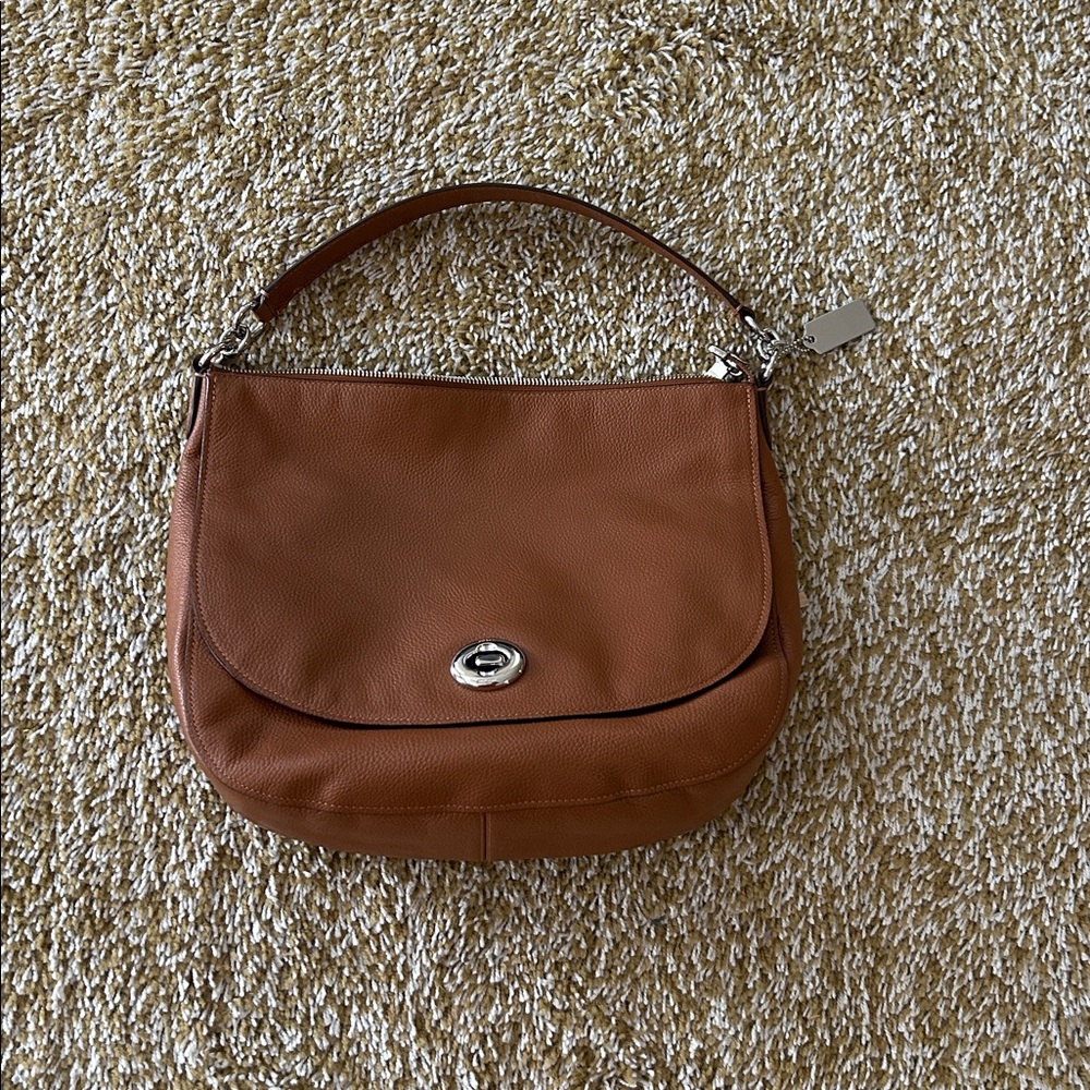 Coach Brown Interior Bag with Tan Accents